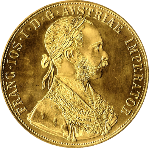 4 dukatai Franz Joseph I – Austrijos auksinė moneta